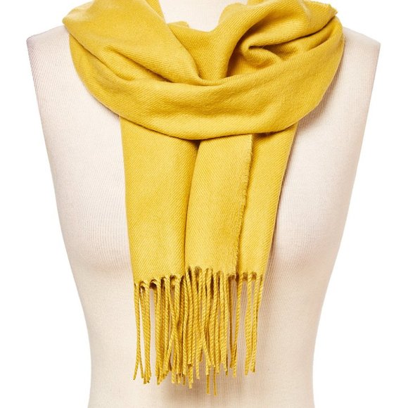 Yellow Pashmina Scarf - Picture 1 of 5